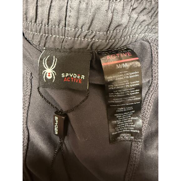 Spyder Shorts Mens Medium Drawstring Outdoor Workout Lightweight Running Active - Picture 3 of 4